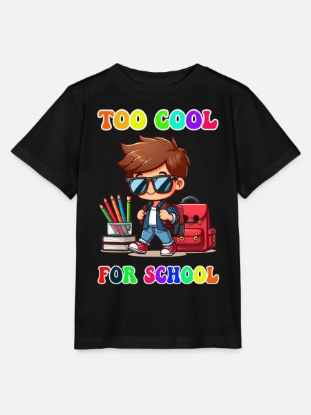 To cool for school - Stanley/Stella Kinder T-Shirt MINI CREATOR - Schwarz