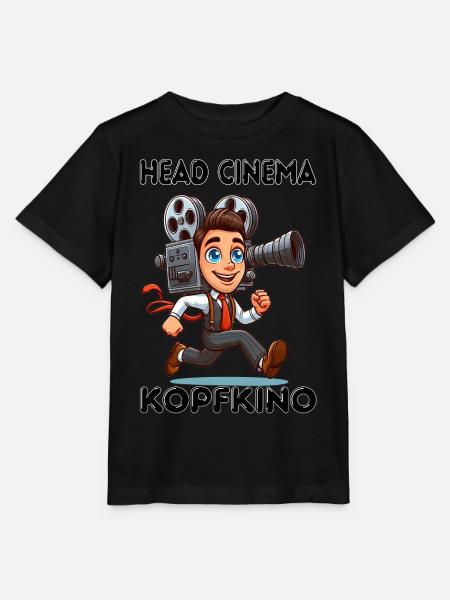 Head Cinema - deutsche Redewendung - Stanley/Stella Kinder T-Shirt MINI CREATOR  - Schwarz