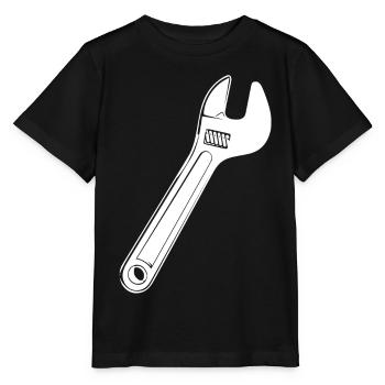 Wrench - Stanley/Stella MINI CREATOR Kids’ T-Shirt - black - Front - Mikhail (115cm)
