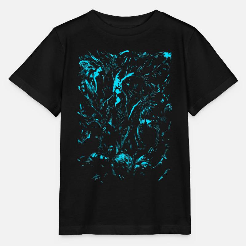 Chutullu - Lovecraft / Abstrakt Horror - Stanley/Stella Kinder T-Shirt MINI CREATOR  - Schwarz