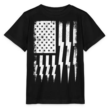 Patriotischer Elektriker - Stanley/Stella Kinder T-Shirt MINI CREATOR  - Schwarz - Vorne - Mikhail (115cm)