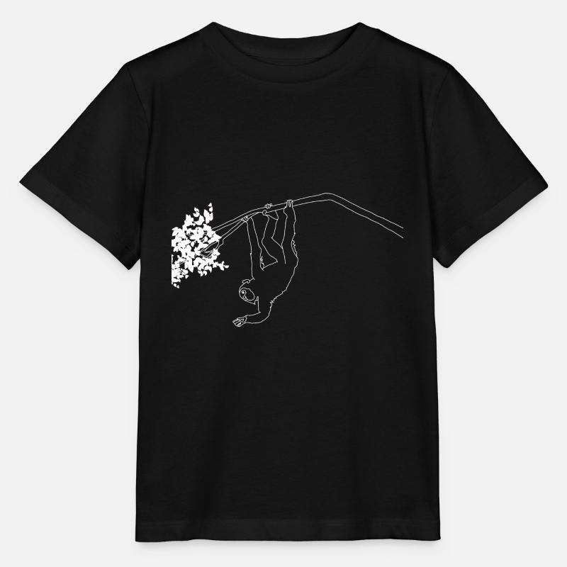 Singe lineart - T-shirt bio MINI CREATOR Stanley/Stella Enfant - noir