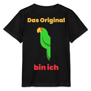 Das Original bin ich - Stanley/Stella Kinder T-Shirt MINI CREATOR  - Schwarz - Vorne - Mikhail (115cm)