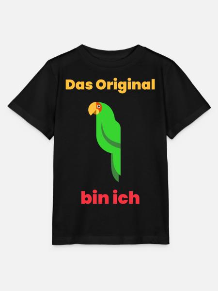 Das Original bin ich - Stanley/Stella Kinder T-Shirt MINI CREATOR - Schwarz