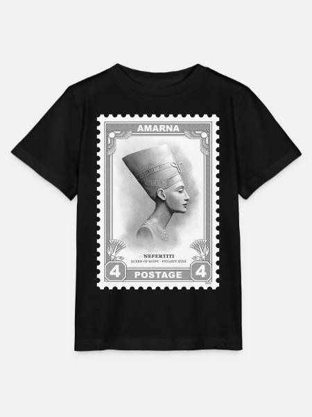 Timbre Néfertiti - T-shirt bio MINI CREATOR Stanley/Stella Enfant - noir