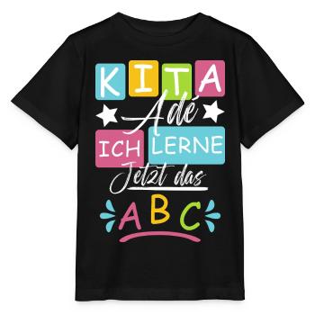 Kita Abgänger 2026 - Stanley/Stella Kinder T-Shirt MINI CREATOR  - Schwarz - Vorne - Mikhail (115cm)