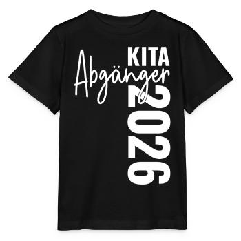 Diplômés en garderie 2026 - T-shirt bio MINI CREATOR Stanley/Stella Enfant - noir - Devant - Mikhail (115cm)