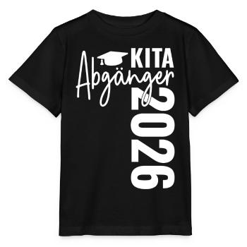 Diplômés en garderie 2026 - T-shirt bio MINI CREATOR Stanley/Stella Enfant - noir - Devant - Mikhail (115cm)
