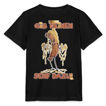 Gib Deinen Senf Dazu - Stanley/Stella Kinder T-Shirt MINI CREATOR  - Schwarz - Vorne - Mikhail (115cm)