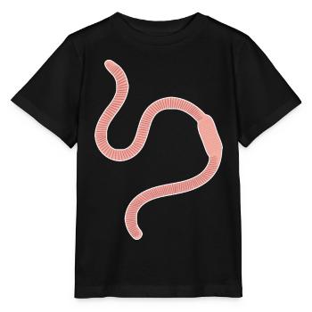 Regenwurm - Stanley/Stella Kinder T-Shirt MINI CREATOR  - Schwarz - Vorne - Mikhail (115cm)