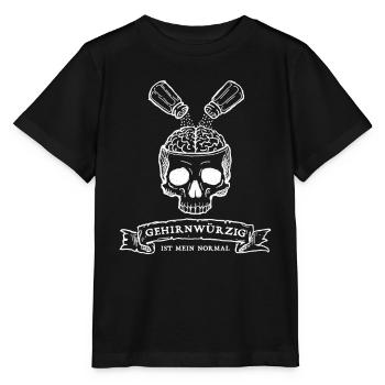 Gehirnwürzig - Stanley/Stella Kinder T-Shirt MINI CREATOR  - Schwarz - Vorne - Mikhail (115cm)