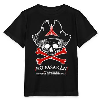 ¡No pasarán! - Stanley/Stella Kinder T-Shirt MINI CREATOR  - Schwarz - Vorne - Mikhail (115cm)