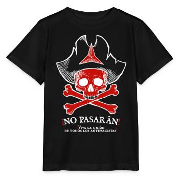¡No pasarán! 2 - Stanley/Stella Kinder T-Shirt MINI CREATOR  - Schwarz - Vorne - Mikhail (115cm)