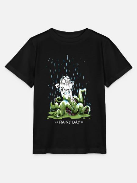 Regen Monster - Stanley/Stella Kinder T-Shirt MINI CREATOR - Schwarz