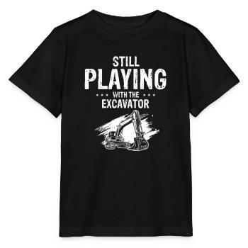 Démolition et rénovation de maisons - T-shirt bio MINI CREATOR Stanley/Stella Enfant - noir - Devant - Mikhail (115cm)