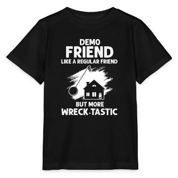 Hausabriss und Renovierungs Design - Stanley/Stella Kinder T-Shirt MINI CREATOR  - Schwarz - Vorne - Mikhail (115cm)