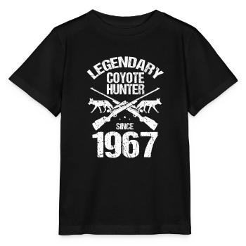 Conception de coyote pour les réacteurs de coyote - T-shirt bio MINI CREATOR Stanley/Stella Enfant - noir - Devant - Mikhail (115cm)
