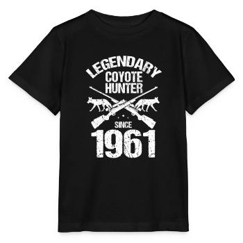Conception de coyote pour les réacteurs de coyote - T-shirt bio MINI CREATOR Stanley/Stella Enfant - noir - Devant - Mikhail (115cm)
