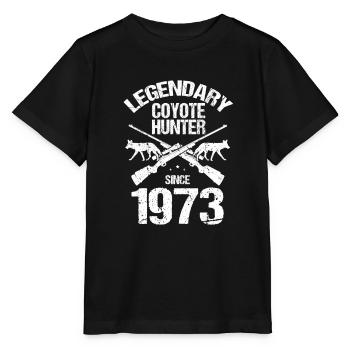 Conception de coyote pour les réacteurs de coyote - T-shirt bio MINI CREATOR Stanley/Stella Enfant - noir - Devant - Mikhail (115cm)