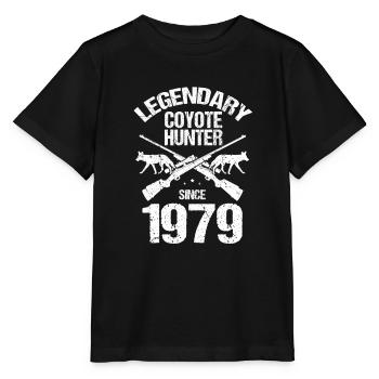 Conception de coyote pour les réacteurs de coyote - T-shirt bio MINI CREATOR Stanley/Stella Enfant - noir - Devant - Mikhail (115cm)