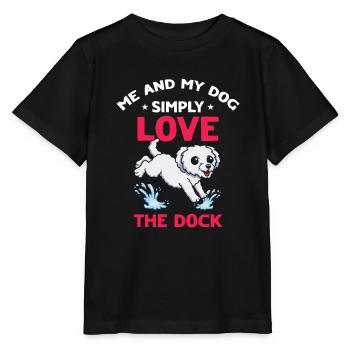 Sports nautiques pour chiens et sports nautiques pour chiens - T-shirt bio MINI CREATOR Stanley/Stella Enfant - noir - Devant - Mikhail (115cm)