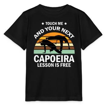 Capoeira pour arts martiaux mixtes et kickboxing - T-shirt bio MINI CREATOR Stanley/Stella Enfant - noir - Devant - Mikhail (115cm)