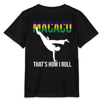 Capoeira pour arts martiaux mixtes et kickboxing - T-shirt bio MINI CREATOR Stanley/Stella Enfant - noir - Devant - Mikhail (115cm)