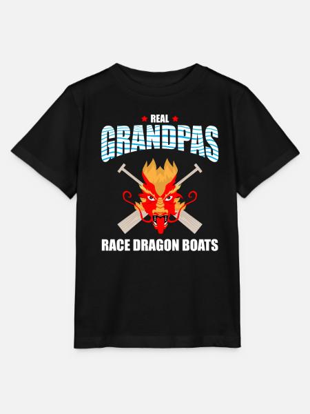 Drachenbootrennen-Design für Drachenbootfahren - Stanley/Stella Kinder T-Shirt MINI CREATOR - Schwarz