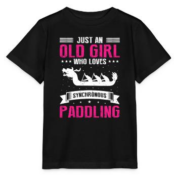 Entraîneur de bateau-dragon et bateau-dragon - T-shirt bio MINI CREATOR Stanley/Stella Enfant - noir - Devant - Mikhail (115cm)