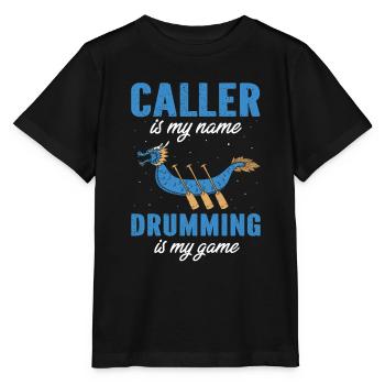 Bateau-dragon et équipage de bateau-dragon - T-shirt bio MINI CREATOR Stanley/Stella Enfant - noir - Devant - Mikhail (115cm)