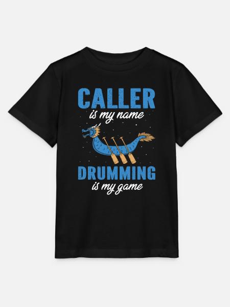 Drachenboot und Drachenboot Crew - Stanley/Stella Kinder T-Shirt MINI CREATOR - Schwarz