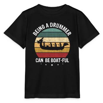 Dragon Boat Racing Theme for Dragon Boating - Stanley/Stella MINI CREATOR Kids’ T-Shirt - black - Front - Mikhail (115cm)