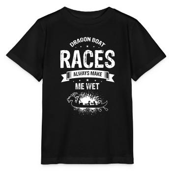 Entraîneur de bateau-dragon et bateau-dragon - T-shirt bio MINI CREATOR Stanley/Stella Enfant - noir - Devant - Mikhail (115cm)