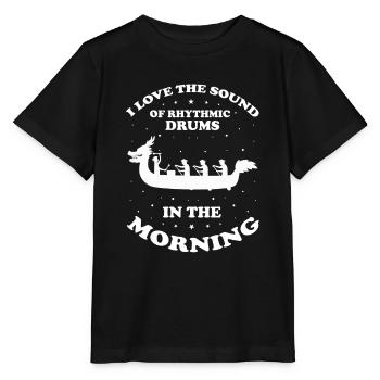 Dragon Boat Crew and Dragon Boat Riding - Stanley/Stella MINI CREATOR Kids’ T-Shirt - black - Front - Mikhail (115cm)