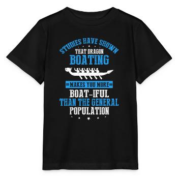 Bateau-dragon et équipage de bateau-dragon - T-shirt bio MINI CREATOR Stanley/Stella Enfant - noir - Devant - Mikhail (115cm)
