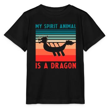 Entraîneur de bateau-dragon et bateau-dragon - T-shirt bio MINI CREATOR Stanley/Stella Enfant - noir - Devant - Mikhail (115cm)