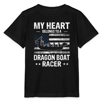 Dragon Boat Racing Theme for Dragon Boating - Stanley/Stella MINI CREATOR Kids’ T-Shirt - black - Front - Mikhail (115cm)