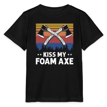 Jeu de rôle en direct pour PNJ et jeu de rôle RPG - T-shirt bio MINI CREATOR Stanley/Stella Enfant - noir - Devant - Mikhail (115cm)