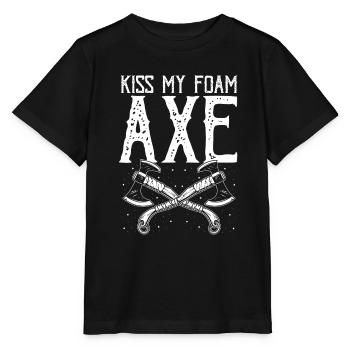 Larping quote for role-playing games and Larper - Stanley/Stella MINI CREATOR Kids’ T-Shirt - black - Front - Mikhail (115cm)