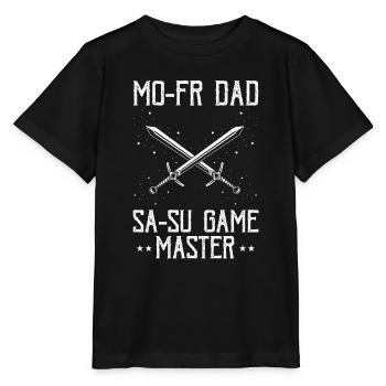 Live-action role-playing game for NPC and RPG role-playing game - Stanley/Stella MINI CREATOR Kids’ T-Shirt - black - Front - Mikhail (115cm)