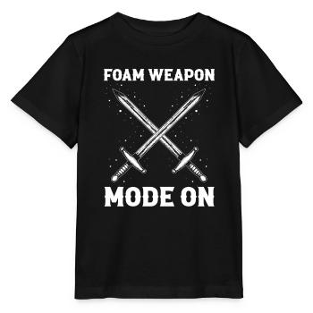 Larping quote for role-playing games and Larper - Stanley/Stella MINI CREATOR Kids’ T-Shirt - black - Front - Mikhail (115cm)