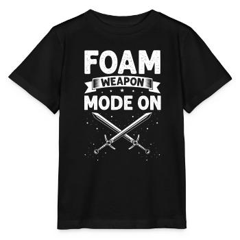 Citation de jeu de rôle pour Larper et Larp - T-shirt bio MINI CREATOR Stanley/Stella Enfant - noir - Devant - Mikhail (115cm)