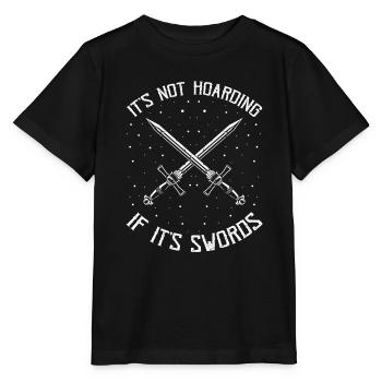 Citation de jeu de rôle pour Larper et Larp - T-shirt bio MINI CREATOR Stanley/Stella Enfant - noir - Devant - Mikhail (115cm)