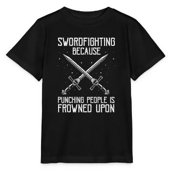 Citation de jeu de rôle pour Larper et Larp - T-shirt bio MINI CREATOR Stanley/Stella Enfant - noir - Devant - Mikhail (115cm)