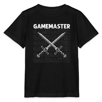 Citation de jeu de rôle pour Larper et Larp - T-shirt bio MINI CREATOR Stanley/Stella Enfant - noir - Devant - Mikhail (115cm)