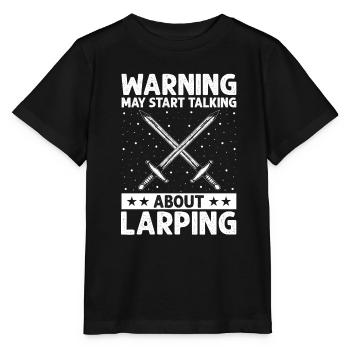 Larping Quote for Role Playing Games and Larpers - Stanley/Stella MINI CREATOR Kids’ T-Shirt - black - Front - Mikhail (115cm)