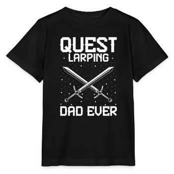 Citation de jeu de rôle pour Larper et Larp - T-shirt bio MINI CREATOR Stanley/Stella Enfant - noir - Devant - Mikhail (115cm)