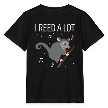 Instrument à vent en bois et instrument à vent basson - T-shirt bio MINI CREATOR Stanley/Stella Enfant - noir - Devant - Mikhail (115cm)