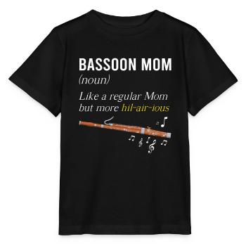 Orchester und Holzblasinstrument - Stanley/Stella Kinder T-Shirt MINI CREATOR  - Schwarz - Vorne - Mikhail (115cm)