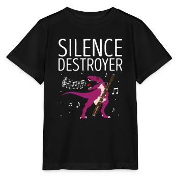 Orchester und Holzblasinstrument - Stanley/Stella Kinder T-Shirt MINI CREATOR  - Schwarz - Vorne - Mikhail (115cm)